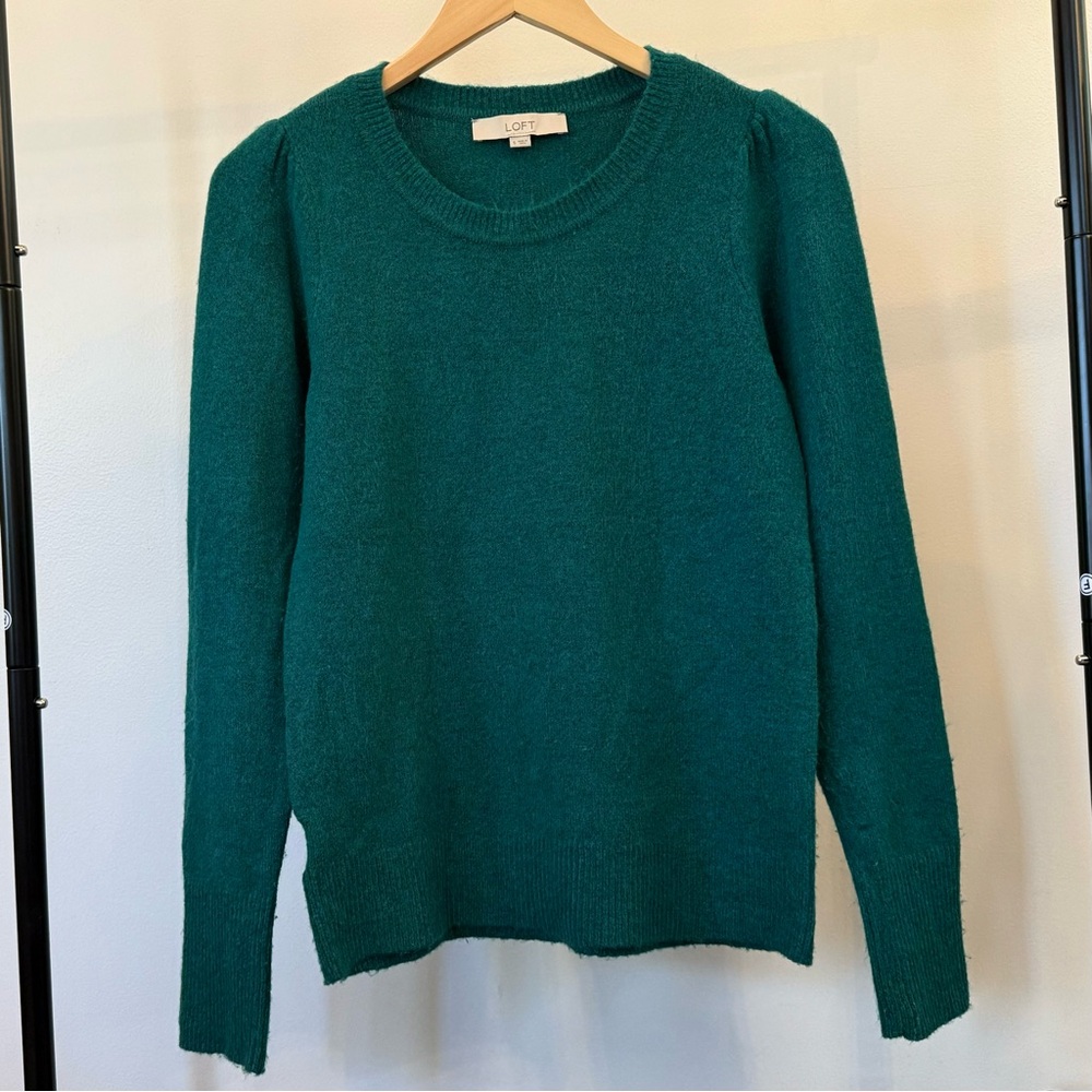 Loft Women's Teal Sweater